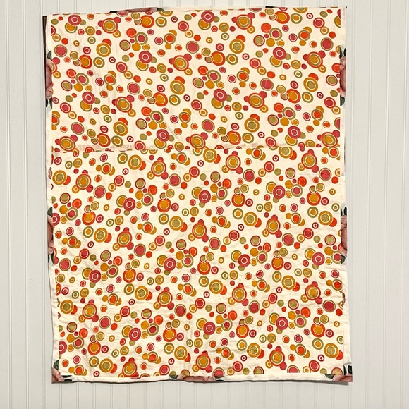 Beautiful Vintage Sunbonnet Sue Appliqued Floral Polka Dot Wall Hanging Quilt - Picture 2 of 16